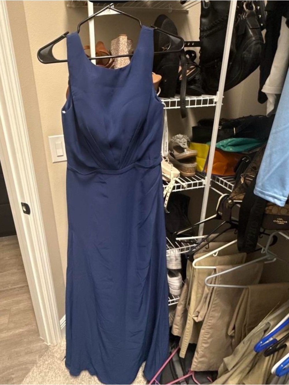JJs House Navy Sleeveless Maxi Dress